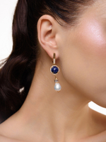 Серьги "Blue charm" Gold