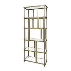 Стеллаж "Модерн" со стеклянными полками