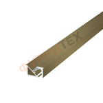 LD01 Профиль врезной для светодиодной ленты, 3м, Латунь A21, шт