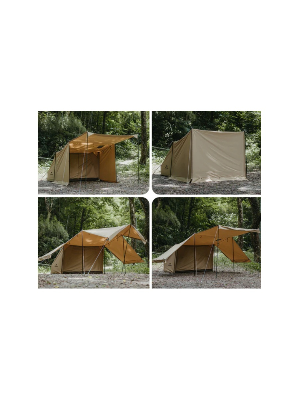 Палатка Naturehike Mountain Stream, 1-местная, алюминиевый каркас, бежевая