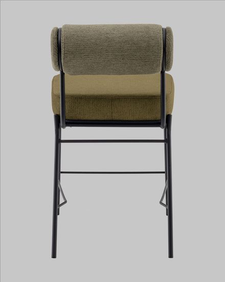 Стул полубарный Ponpoun зелёный