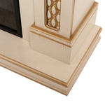 Каминокомплект Real Flame Corsica Lux 25,5/26 WT с очагом 3D Cassette 630 Black Panel