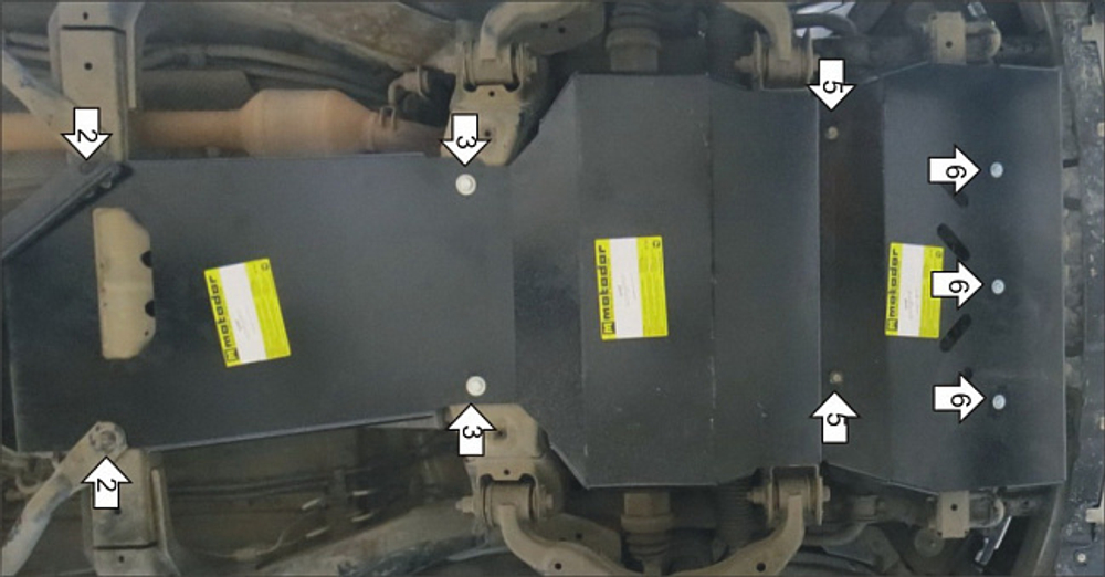 Защита для Haval H9 2017-2024 MOTODOR.13114