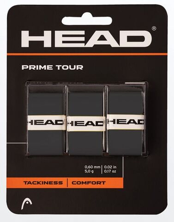 Теннисные намотки Head Prime Tour 3P - черный