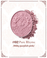 Flower Knows Strawberry Rococo Series Embossed Blush - 02 Pure Rhyme