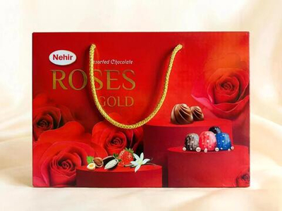 Конфеты Нехир ROSES Красный 310гр 1*12