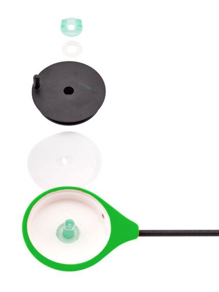 Удочка-балалайка зимняя Salmo HANDY ICE ROD 24см зеленая