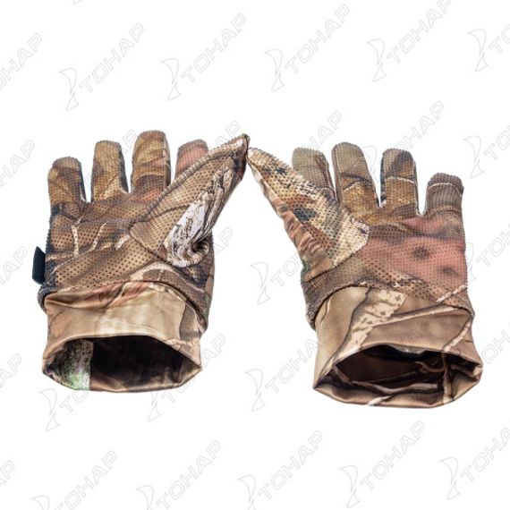 Перчатки Helios трикотажные КМФ лес р. L