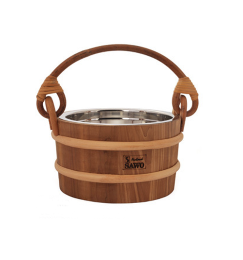 SAWO Ведро деревянное 3л. со вст. из нерж., 341-МD