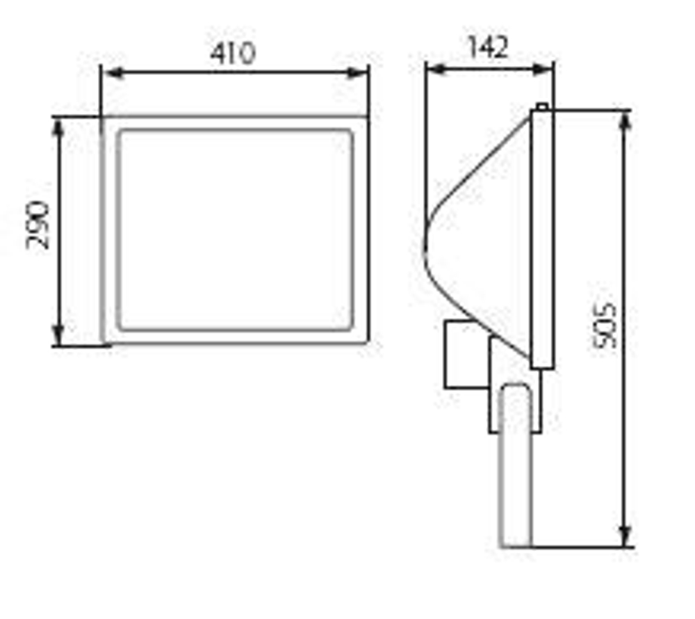 Прожектор симметричный KANLUX AVIA MTH-478 250W B