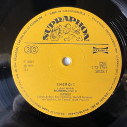 Винтажная виниловая пластинка LP Energit (Чехословакия 1977)