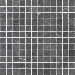 Мозаика LeeDo: Pietrine - Nero Oriente матовая 29,8x29,8x0,4 см (чип 23x23x4 мм)