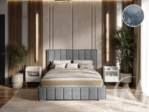 Кровать Мирабель 1.4 (стальной)