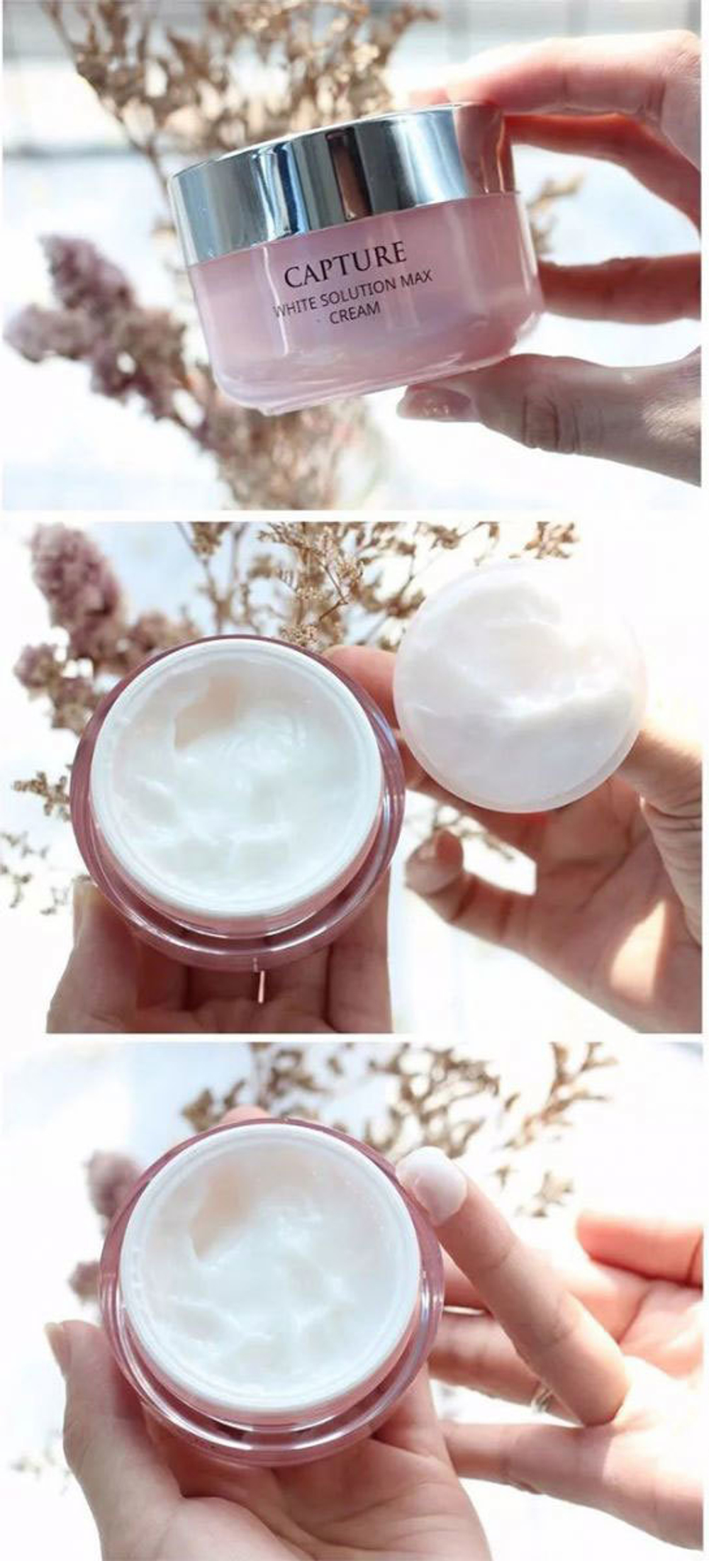 AHC capture white solution max cream – Антивозрастной крем для увлажнения и выравнивания тона