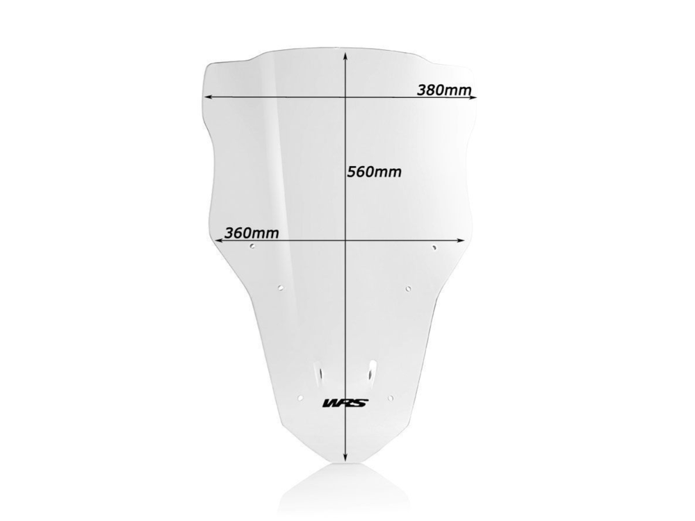 WRS Ветровое стекло Touring Honda Africa Twin CRF 1000 L прозрачное HO003T