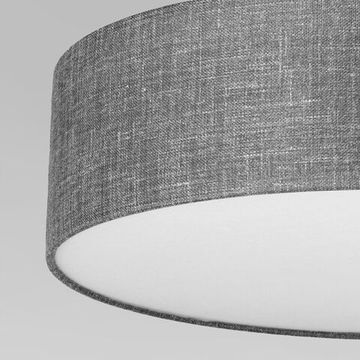 Потолочный светильник с тканевым плафоном 4*E27 4661 серый Earth TK Lighting