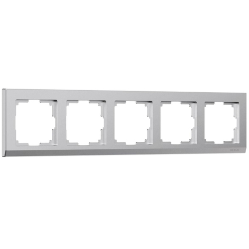 Рамка Werkel Stark на 5 постов серебро W0051865 4690389194979