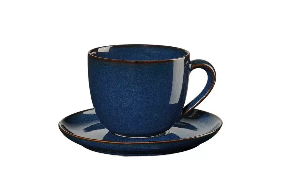 ASA - Набор Saisons Midnight Blue для кофе и ужина на 2 персоны (10 шт.) / артикул   27161119 + 27231119 + 27141119 + 27130119  / GTIN