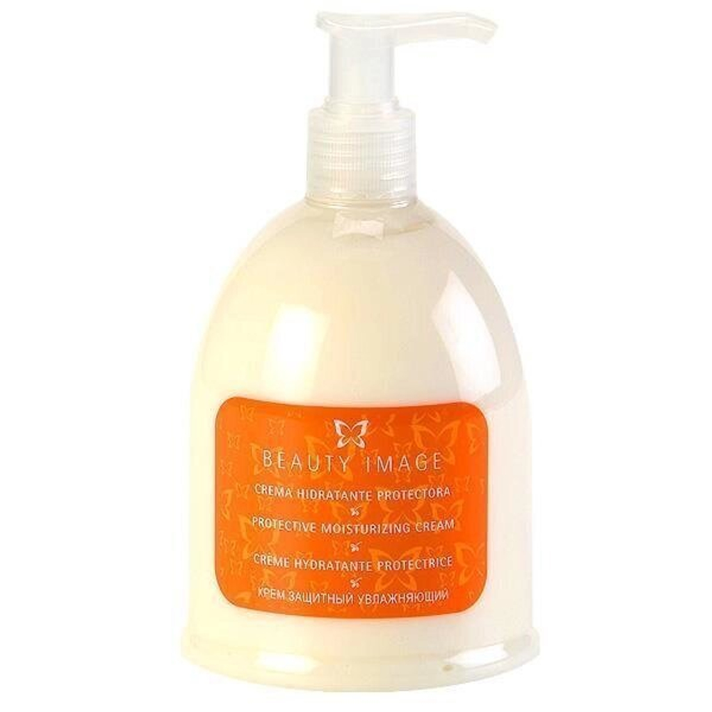 Крем защитный увлажняющий для рук, ног и тела Moisturizing protective cream Beauty Image 500 мл