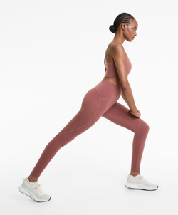 OYSHO Базовые компрессионные легинсы длиной до щиколотки, розовый