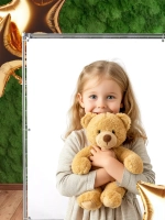 Белый фон для фото баннер для прессволл 1,5х2м