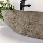 Раковина из речного камня RS63503 (71*46*16) 0124