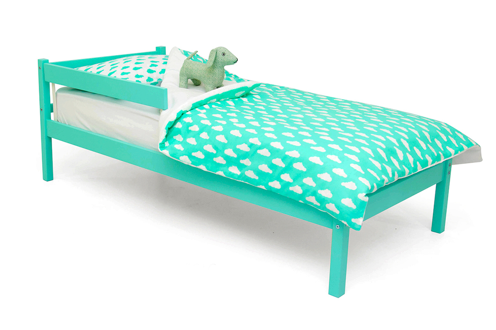 Детская кровать с бортиком Бельмарко Svogen classic мятный