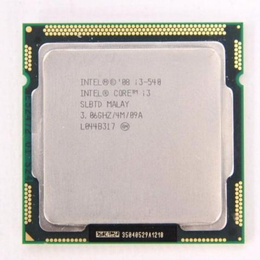 Процессор Intel Core i3-540 (4M Cache, 3.06 GHz) LGA1156 BX80616I3540