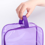 4697529 Сумка в роддом 20х25х10, цветной ПВХ, цвет фиолетовый