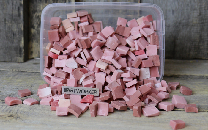 Колотая смальта Mix-Red-V4