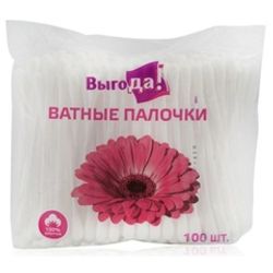 ПАЛОЧКИ ВАТНЫЕ 200 ШТ ЧИСТАЯ ВЫГОДА