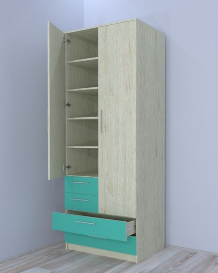 дуб пикард / аква