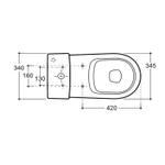 Унитаз-компакт "Толедо" МЛ Инкоэр (ниж.подв.,кос. выпуск,сид.дюро.м/лифт. 2кн.арм.) КЕРАМИН