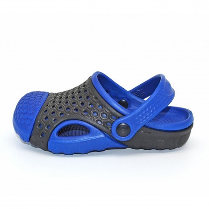 Пантолеты пляжные EvaShoes Комби Скейт детские, Черный/Синий