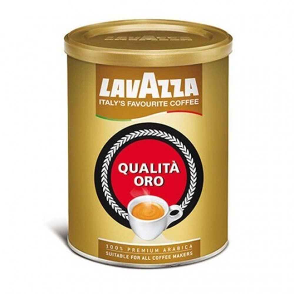Lavazza oro, молотый;ж/б 250 гр