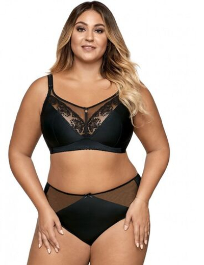 Бюстгальтер с мягкими чашечками без косточек (Размер: 80G) (Цвет: черный)