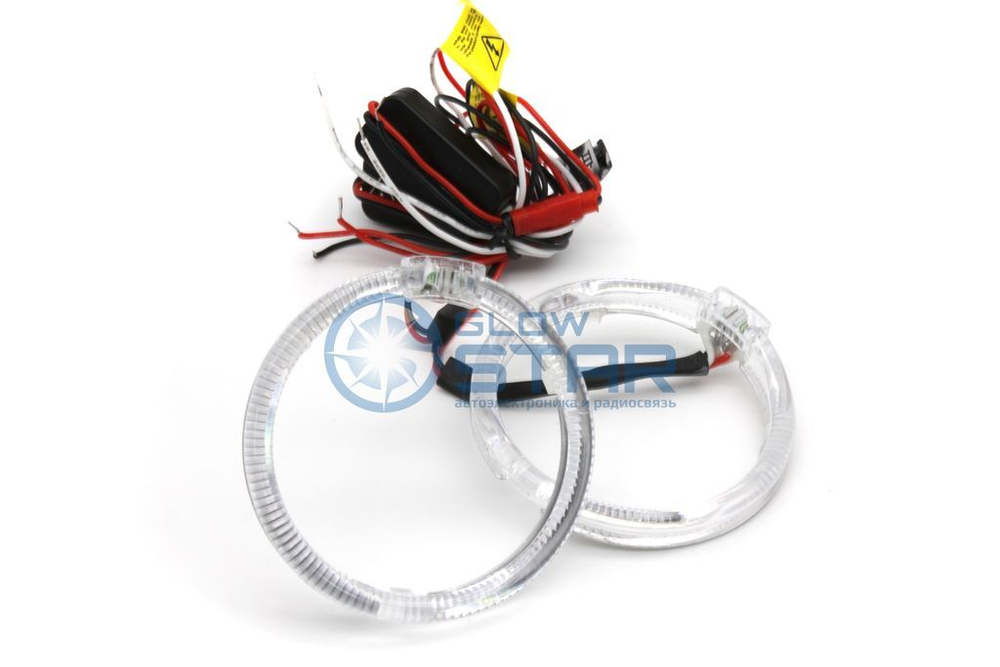 Светодиодные кольца LED Cree - 80мм, с драйвером (комплект, 2шт)