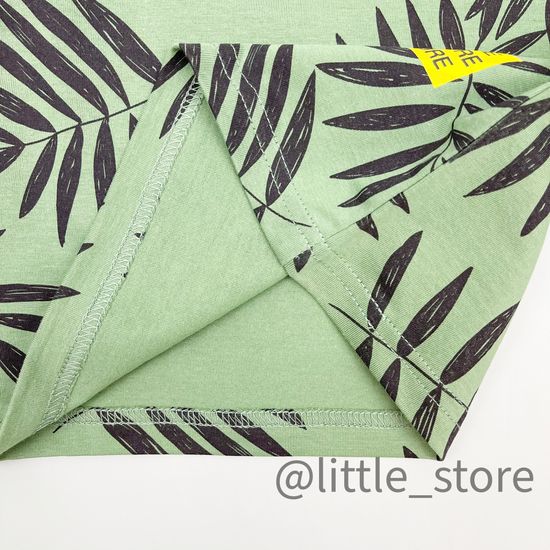 Лонгслив хлопковый "Сафари" зеленый камень