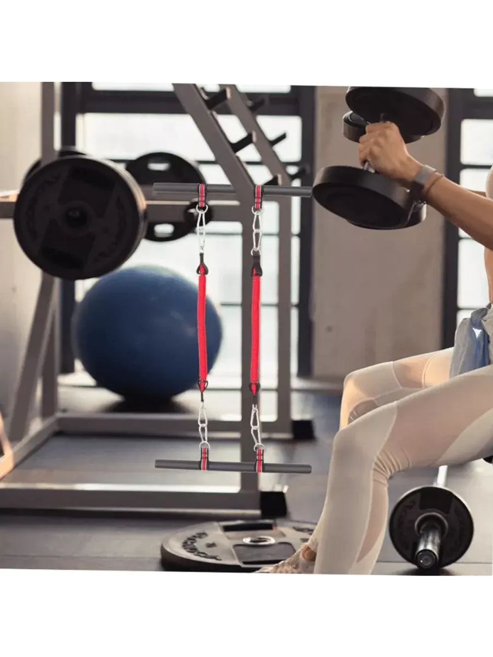 Эспандер для фитнеса с нагрузкой 27 кг