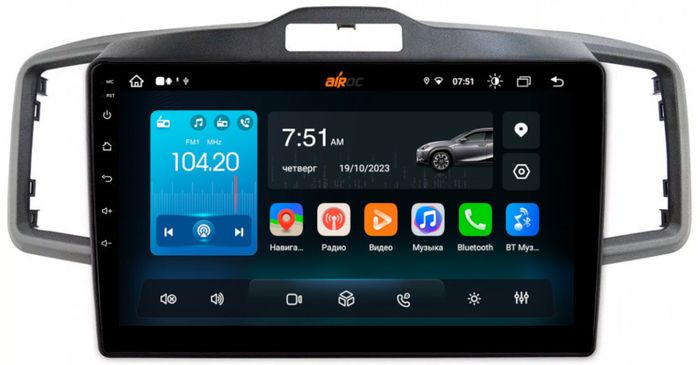 Магнитола для Honda Freed, Freed Spike 2008-2016 (планшет внизу) - Airok RX-1907 Android 13, Быстрая, SIM-слот