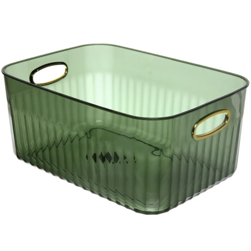 Контейнер для хранения «ЛАМИНГТОН», цвет бирюзово-зелёный, 35*25*15см