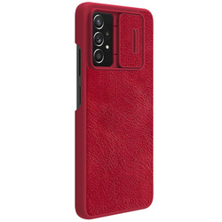 Кожаный чехол-книжка Nillkin Leather Qin Pro c защитой камеры для Samsung Galaxy A73