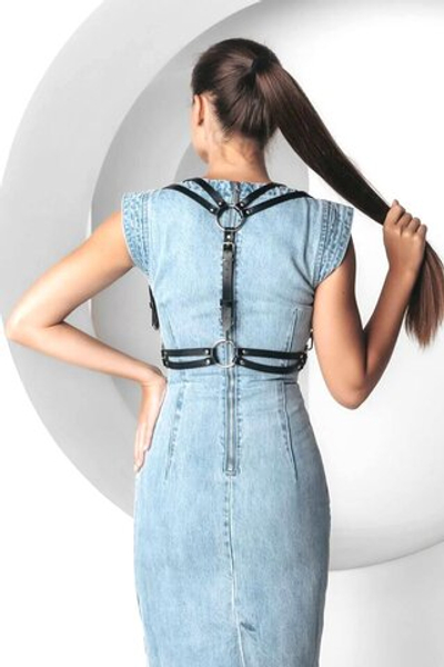 Портупея Radha кожа черный M/L