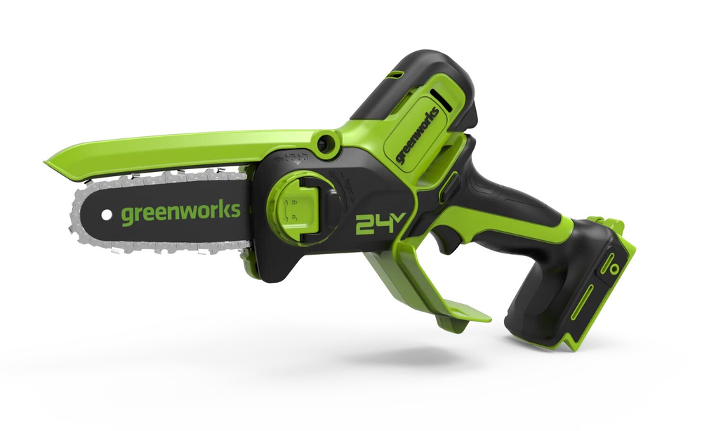 Цепная пила аккумуляторная GREENWORKS G24MCS10 24В,10см,1/4-1.1-28 без АКБ и ЗУ (2008207)
