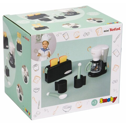 Набор Smoby MiniTefal 310599 завтрак с тостером и аксессуарами для сюжетной игры от 3 лет