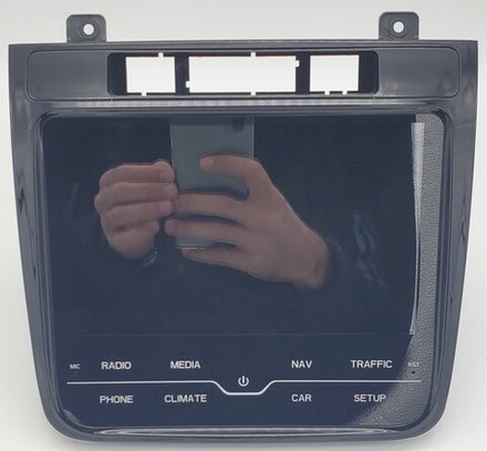 Штатный монитор для Volkswagen Touareg II 2010-2018 (взамен RCD550, поддержка подогревов) - Carmedia SL-V801 на Android 10, 8Гб+128Гб, CarPlay, 4G SIM-слот