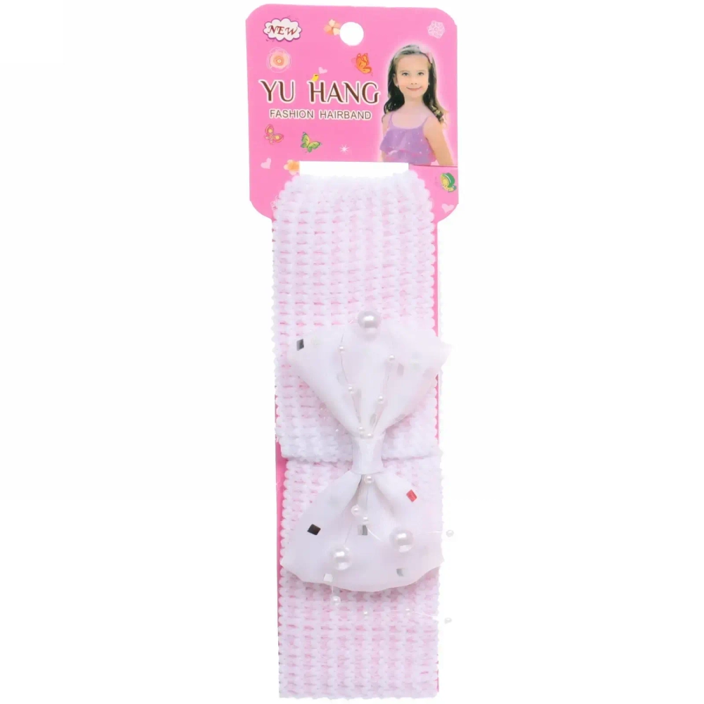 Повязка на голову детская на блистере «Little Krasa - Эшли», 6 цветов, 3,5*17 см