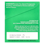 Twinings, зеленый чай, гранат, малина и клубника, 20 чайных пакетиков, 30 г (1,06 унции)