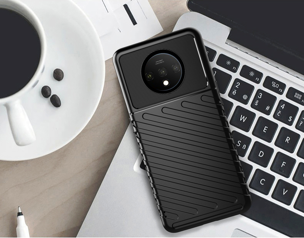 Чехол для OnePlus 7T цвет Black (черный), серия Onyx от Caseport