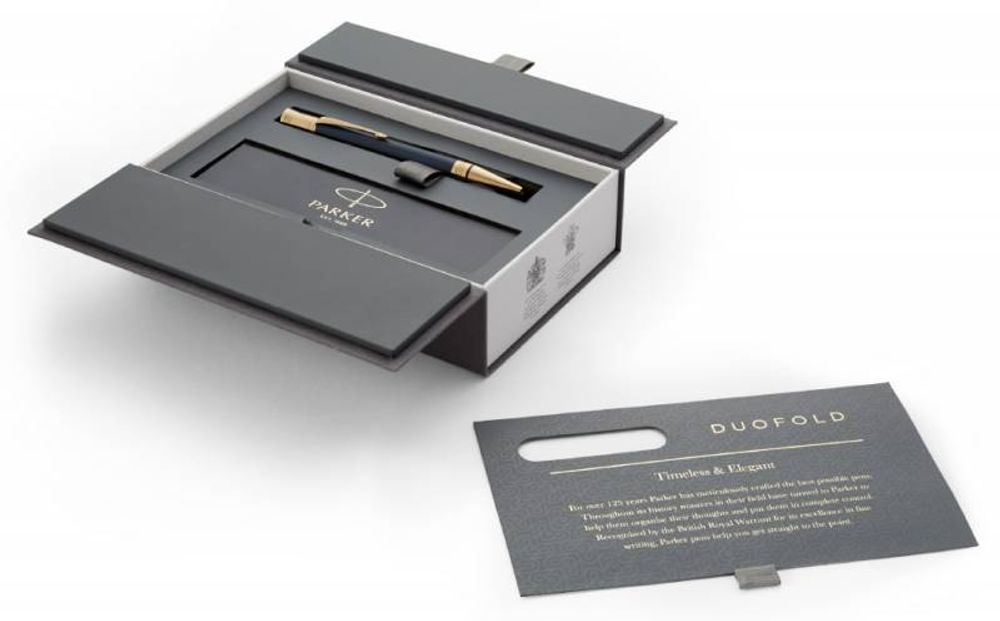 Шариковая ручка Parker Duofold K307 Prestige Blue Chevron (1931373)